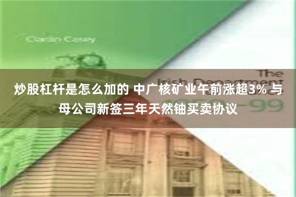 炒股杠杆是怎么加的 中广核矿业午前涨超3% 与母公司新签三年天然铀买卖协议
